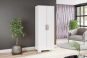 ARMOIRE DE RANGEMENT  2P BRAGA  BLANCHE 550X1600X335