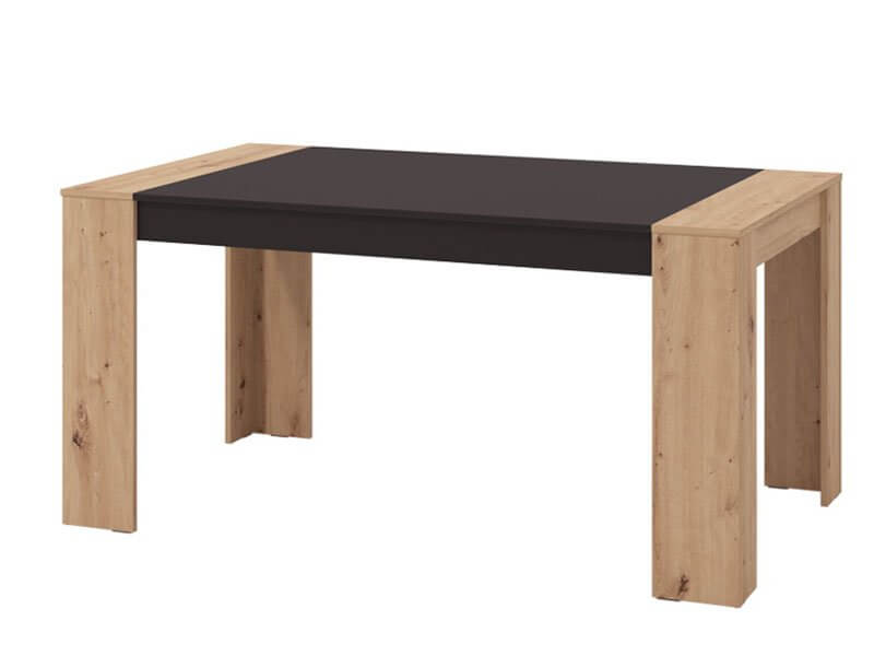TABLE A MANGER CARRARA 11012242 155*90  CHENE NOIR 