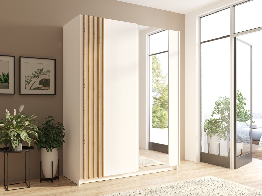 ARMOIRE COULISSANTE BAYADERO BLANC