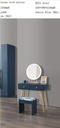 [COIFFEUSE-DZ27A] COIFFEUSE 808*398*1250 BLEU REF 1249
