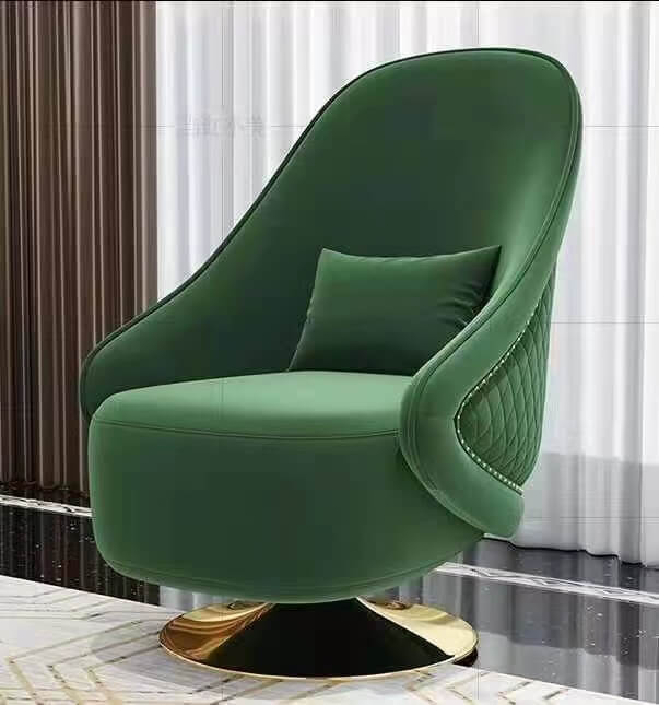 FAUTEUIL PIVOTANTE  70*8*96  360° ROTATION ORANGE VERT REF 1915