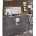 [BAHUT-NIVESENFILADE] ENFILADE NIVES  1284 CHENE GRIS FONCE