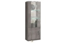 [VITRINE-NIVESVIT1P] VITRINE 1P NIVES REF  1226  CHENE GRIS LAQUE