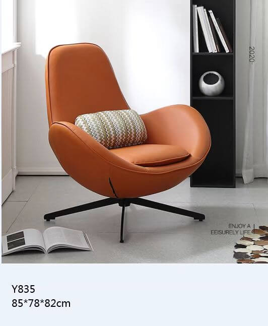 SALON AMALIE 2101 1+2+3L DE CHAMBRE  85*78*82 REF 1298 ORANGE