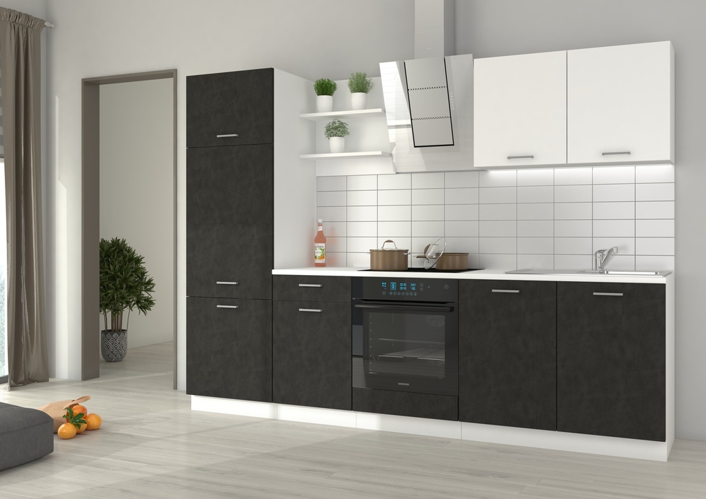 CUISINE COMPLETE CHROMIX BETON  270CM