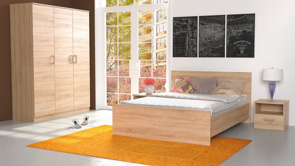 CHAMBRE A COUCHER LION 160X200