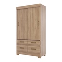 ARMOIRE COULISSANTE 2P/4T/ BOIS 1095X2005X485 BE25-201