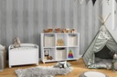 BIBLIOTHEQUE BLANCHE  6 CASIERS  1080X830X335