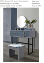 COIFFEUSE  940*390*1359  REF 1226 GRIS BLEU