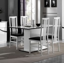 TABLE A MANGER MILANO BLANCHE 160*77*90 1164