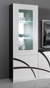 VITRINE MILANO 1P BLANCHE 