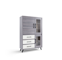 WIVA VITRINE 2PORTES OAK